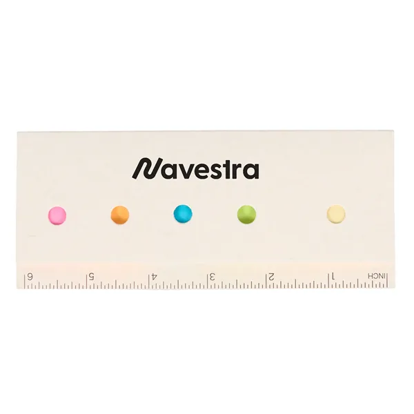 Recycled Milk Carton Sticky Notes & Ruler Pad - Recycled Milk Carton Sticky Notes & Ruler Pad - Image 0 of 6