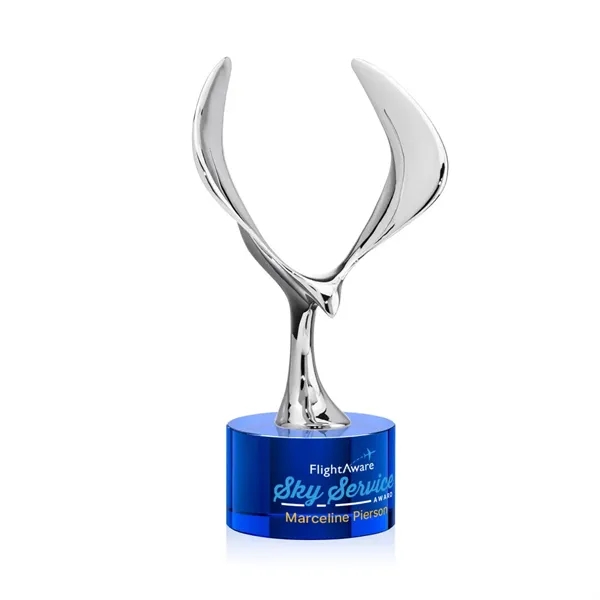 Maverick Eagle VividPrint™ Award on Marvel Base - Blue