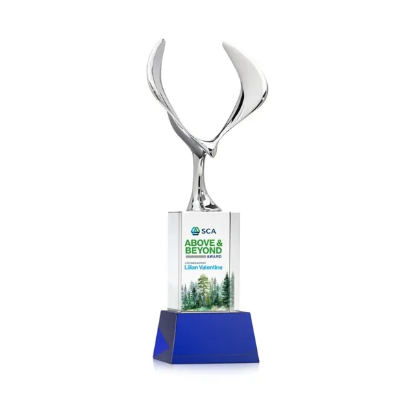 Maverick Eagle VividPrint™ Award on Belcroft Base - Blue