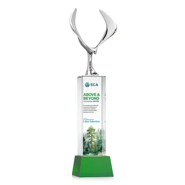 Maverick Eagle VividPrint™ Award on Belcroft Base - Green