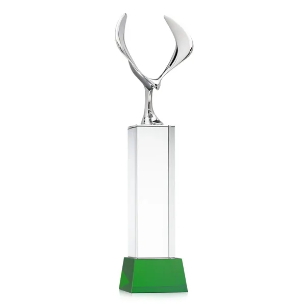 Maverick Eagle VividPrint™ Award on Belcroft Base - Green