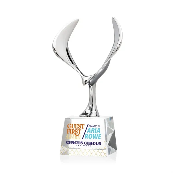 Maverick Eagle VividPrint™ Award on Robson Base - Clear