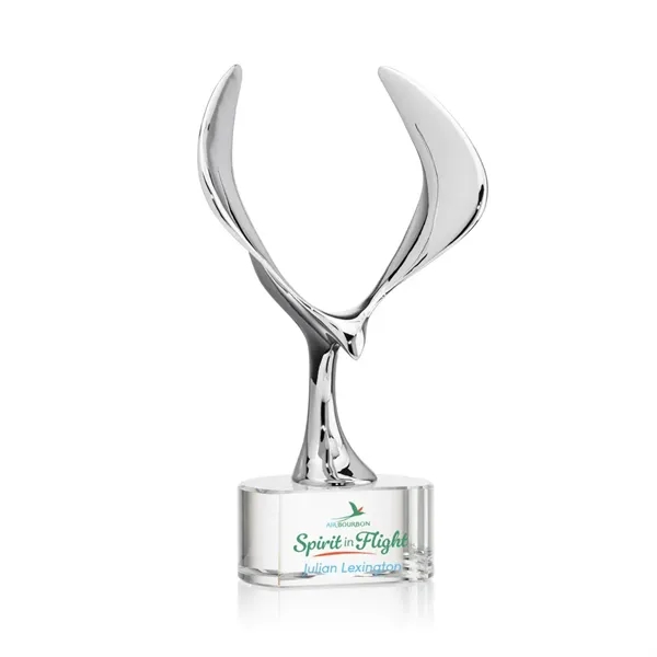 Maverick Eagle VividPrint™ Award on Paragon Base - Clear