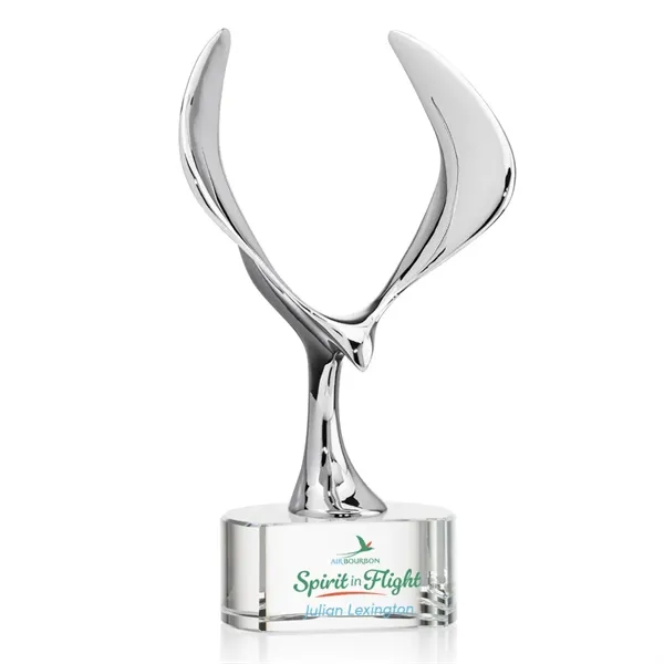 Maverick Eagle VividPrint™ Award on Paragon Base - Clear
