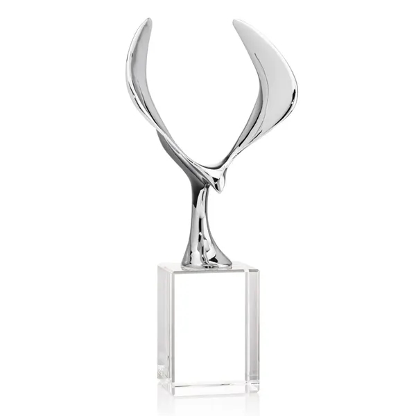 Maverick Eagle VividPrint™ Award on Lexington Base - Clear