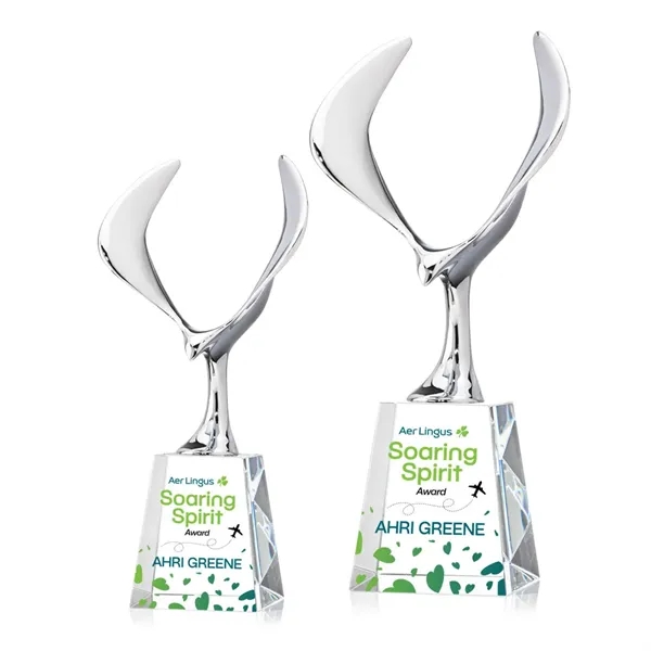 Maverick Eagle VividPrint™ Award on Celestina Base - Clear