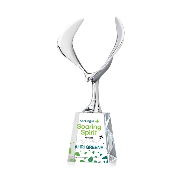 Maverick Eagle VividPrint™ Award on Celestina Base - Clear