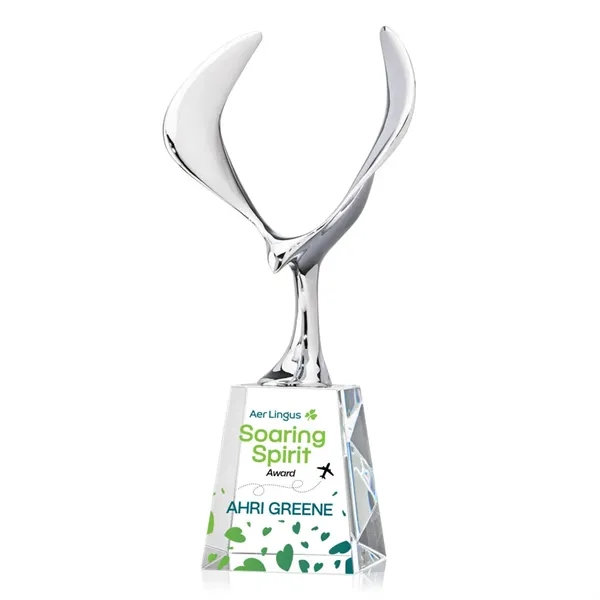 Maverick Eagle VividPrint™ Award on Celestina Base - Clear