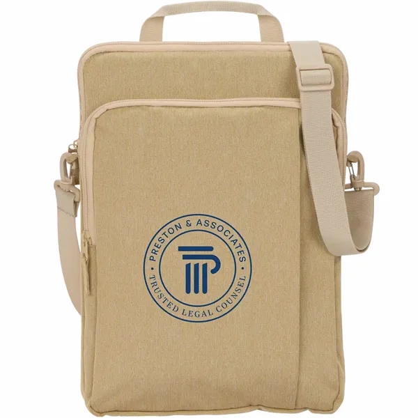 Custom Vertical Recycled Messenger Bag