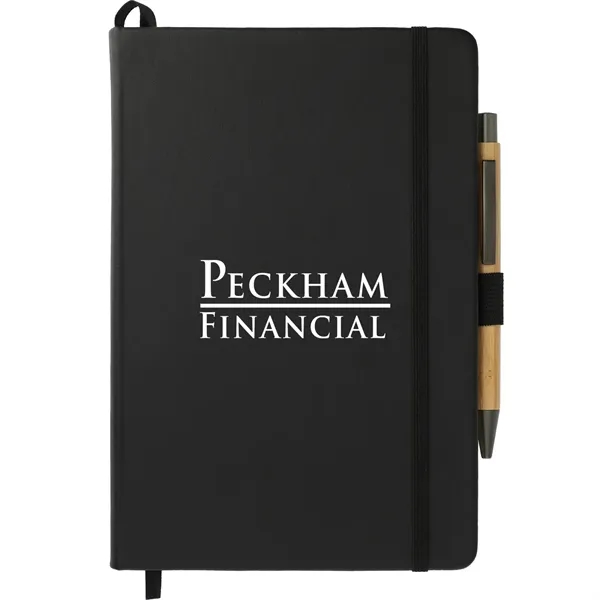 Custom 5.5" x 8.5" Cactus Leather Bound Journal Set