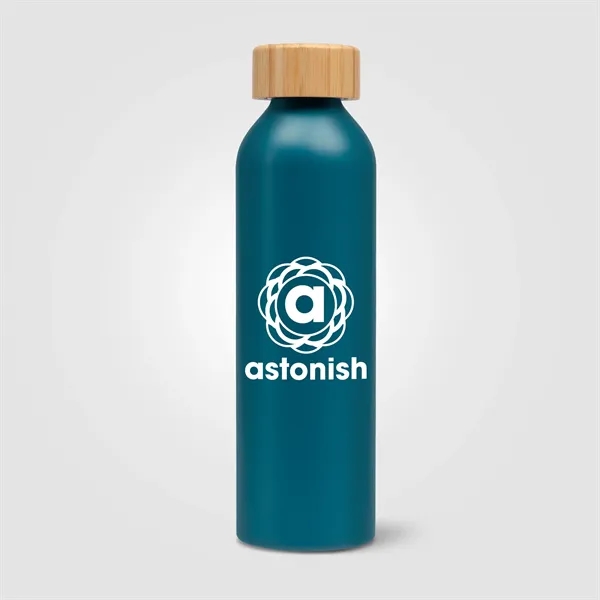 Eden - 20 oz. Aluminum Water Bottle with Bamboo Lid - Eden - 20 oz. Aluminum Water Bottle with Bamboo Lid - Image 4 of 5