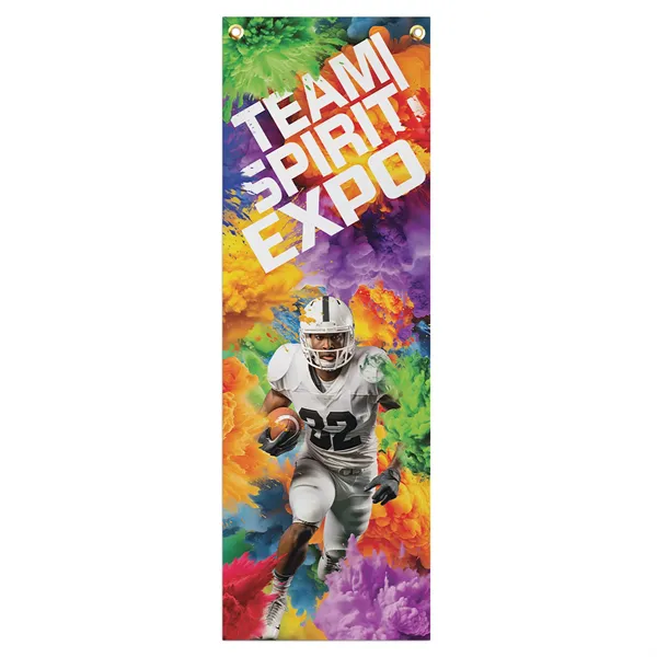 6Wx72L- Badge Satin Banner - Sublimation - 6Wx72L- Badge Satin Banner - Sublimation - Image 0 of 1
