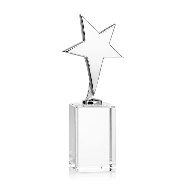 Tuscany Chrome Star on Lexington Base - Clear