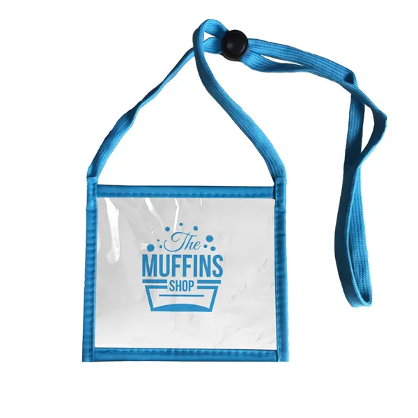 Adjustable Lanyard Neck Wallet - 4.50" x 5.25" - Adjustable Lanyard Neck Wallet - 4.50" x 5.25" - Image 0 of 1