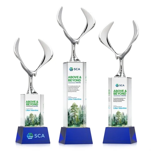 Maverick Eagle VividPrint™ Award on Belcroft Base - Blue