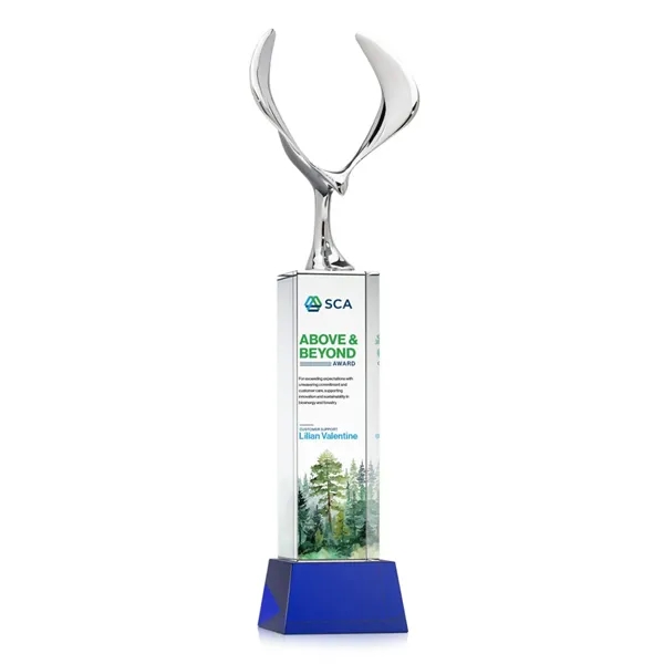Maverick Eagle VividPrint™ Award on Belcroft Base - Blue