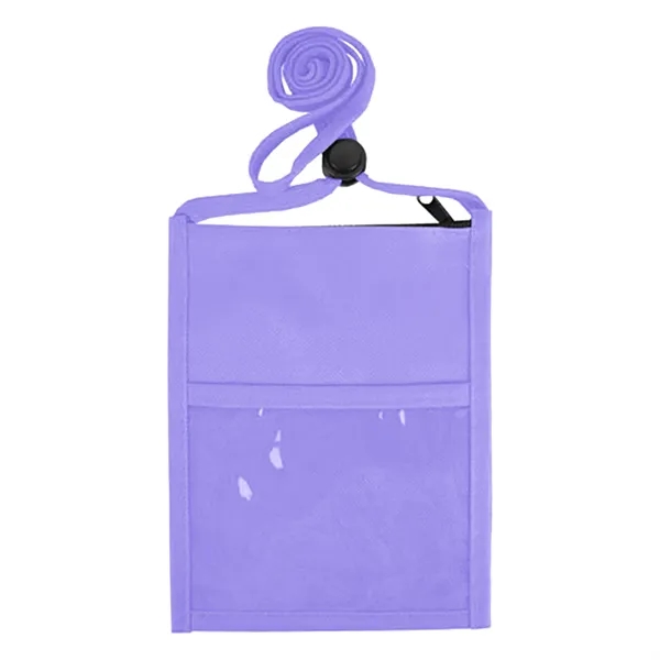 Adjustable Lanyard Neck Wallet - 6.75" x 5.25" - Adjustable Lanyard Neck Wallet - 6.75" x 5.25" - Image 1 of 4