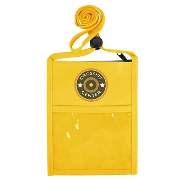 Adjustable Lanyard Neck Wallet - 6.75" x 5.25" - Adjustable Lanyard Neck Wallet - 6.75" x 5.25" - Image 3 of 4