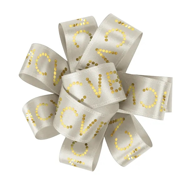 1" Badge Satin Bow - Sparkle - 1" Badge Satin Bow - Sparkle - Image 3 of 33