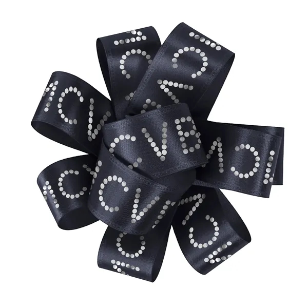 1" Badge Satin Bow - Sparkle - 1" Badge Satin Bow - Sparkle - Image 9 of 33