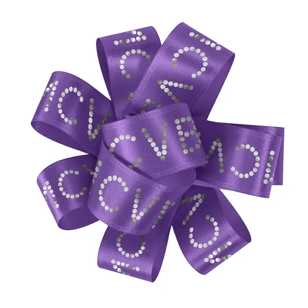 1" Badge Satin Bow - Sparkle - 1" Badge Satin Bow - Sparkle - Image 12 of 33