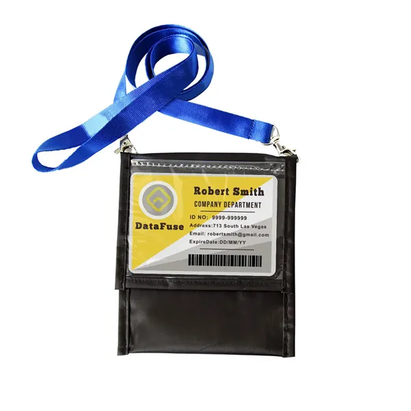 Adjustable Lanyard Neck Wallet - 6.75" x 5.25" - Adjustable Lanyard Neck Wallet - 6.75" x 5.25" - Image 0 of 7