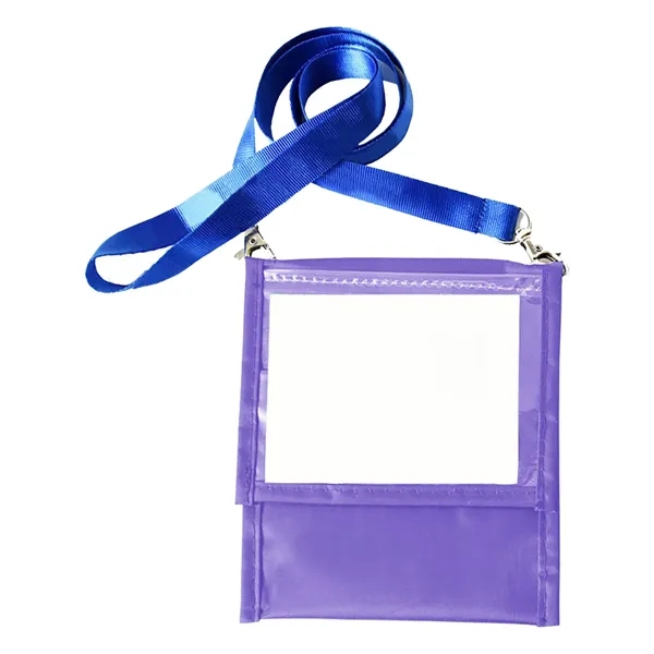 Adjustable Lanyard Neck Wallet - 6.75" x 5.25" - Adjustable Lanyard Neck Wallet - 6.75" x 5.25" - Image 1 of 7