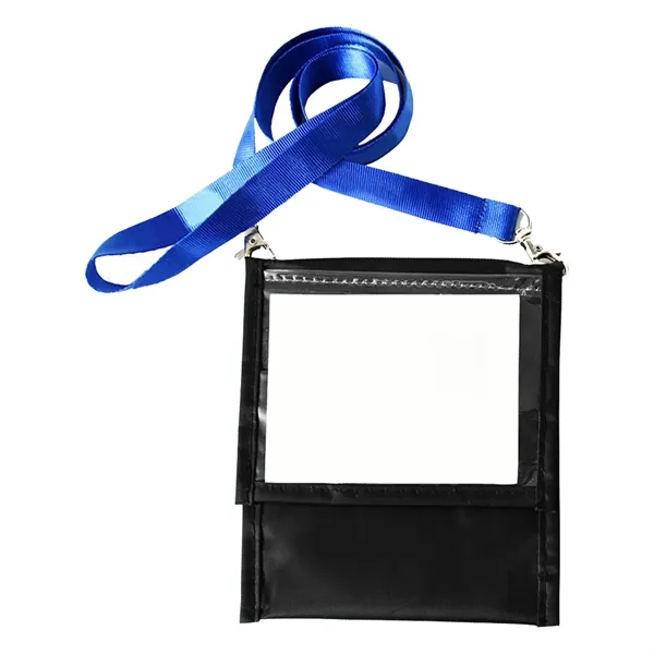 Adjustable Lanyard Neck Wallet - 6.75" x 5.25" - Adjustable Lanyard Neck Wallet - 6.75" x 5.25" - Image 5 of 7