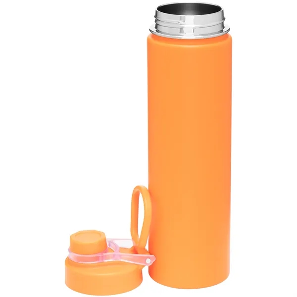 24 oz h2go Conquer Stainless Insulated Bottle with Spout - 24 oz h2go Conquer Stainless Insulated Bottle with Spout - Image 30 of 53