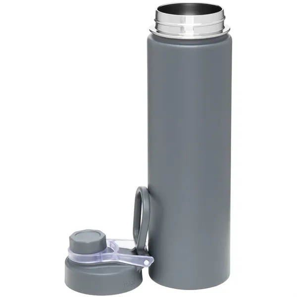 24 oz h2go Conquer Stainless Insulated Water Bottle w/Spout - 24 oz h2go Conquer Stainless Insulated Water Bottle w/Spout - Image 18 of 53