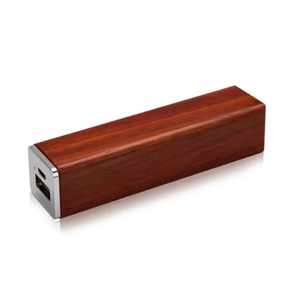 2200 mAh Eco-Friendly Wooden Power Bank - 2200 mAh Eco-Friendly Wooden Power Bank - Image 6 of 6