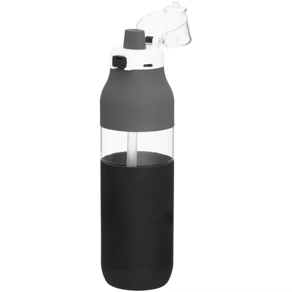 25 oz h2go Void Single Wall Plastic Bottle w/Straw/Sleeve - 25 oz h2go Void Single Wall Plastic Bottle w/Straw/Sleeve - Image 9 of 27