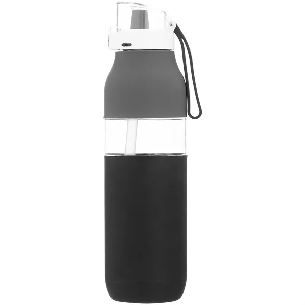 25 oz h2go Void Single Wall Plastic Bottle w/Straw/Sleeve - 25 oz h2go Void Single Wall Plastic Bottle w/Straw/Sleeve - Image 12 of 27