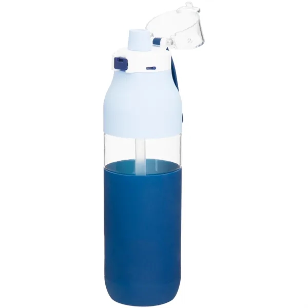 25 oz h2go Void Single Wall Plastic Bottle w/Straw/Sleeve - 25 oz h2go Void Single Wall Plastic Bottle w/Straw/Sleeve - Image 14 of 27