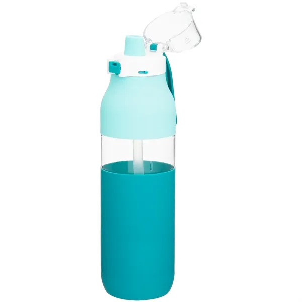 25 oz h2go Void Single Wall Plastic Bottle w/Straw/Sleeve - 25 oz h2go Void Single Wall Plastic Bottle w/Straw/Sleeve - Image 24 of 27