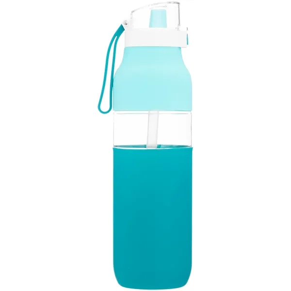25 oz h2go Void Single Wall Plastic Bottle w/Straw/Sleeve - 25 oz h2go Void Single Wall Plastic Bottle w/Straw/Sleeve - Image 25 of 27