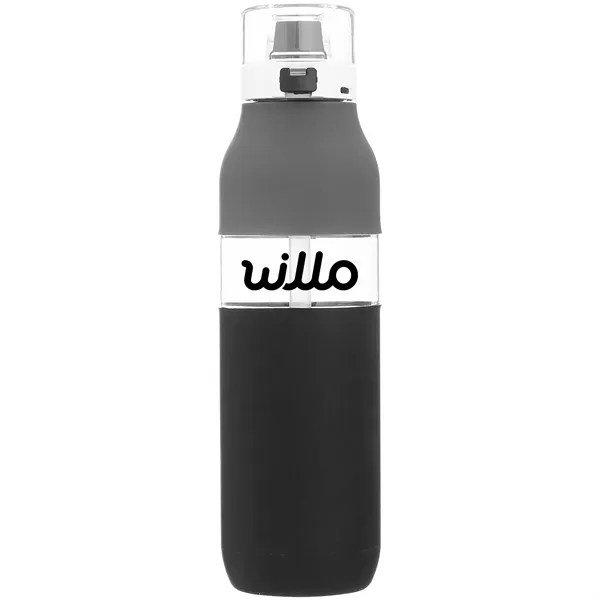 25 oz h2go Void Single Wall Plastic Bottle w/Straw/Sleeve - 25 oz h2go Void Single Wall Plastic Bottle w/Straw/Sleeve - Image 3 of 27