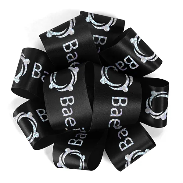 1 1/2" Badge Satin Bow - Foil - 1 1/2" Badge Satin Bow - Foil - Image 1 of 33