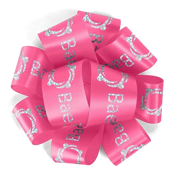 1 1/2" Badge Satin Bow - Foil - 1 1/2" Badge Satin Bow - Foil - Image 5 of 33