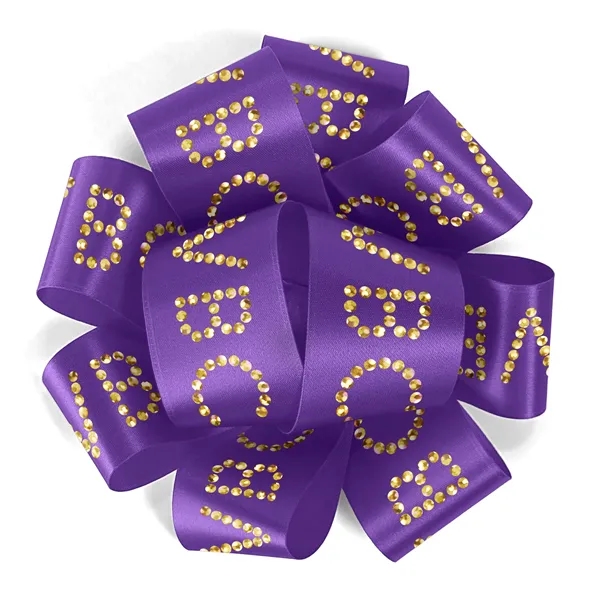 1 1/2" Badge Satin Bow - Sparkle - 1 1/2" Badge Satin Bow - Sparkle - Image 12 of 33