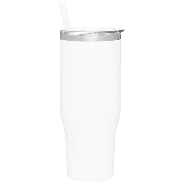 40 oz Elias Stainless Insulated Travel Tumbler w/Straw - 40 oz Elias Stainless Insulated Travel Tumbler w/Straw - Image 9 of 18