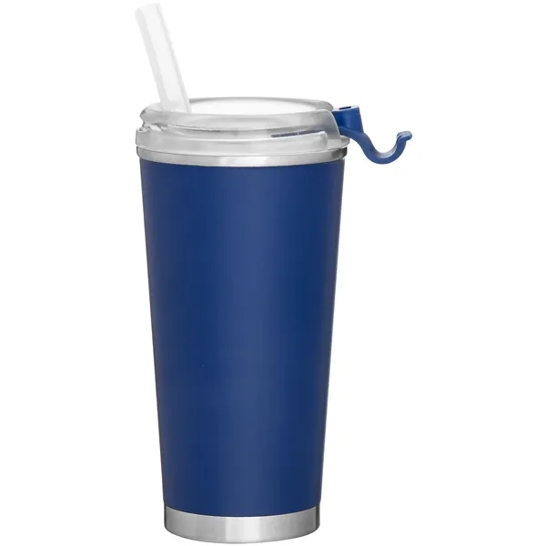16.9 oz Brooklyn Stainless Insulated Travel Tumbler w/Straw