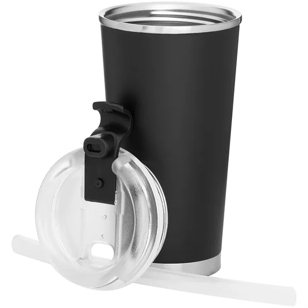 16.9 oz Brooklyn Stainless Insulated Travel Tumbler w/Straw