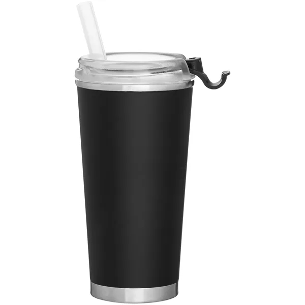 16.9 oz Brooklyn Stainless Insulated Travel Tumbler w/Straw