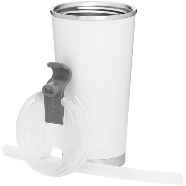 16.9 oz Brooklyn Stainless Insulated Travel Tumbler w/Straw