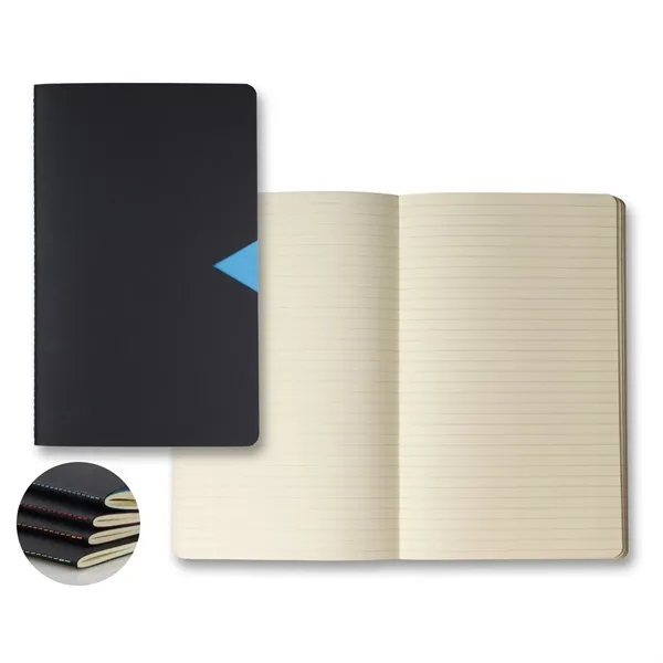 Black Notch Medio Lined Ivory Page Journal - Black Notch Medio Lined Ivory Page Journal - Image 1 of 1