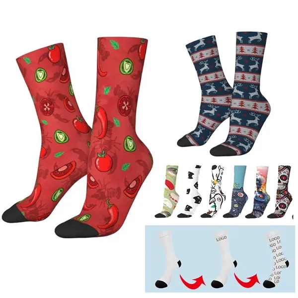 Full Color Sublimated Socks - Full Color Sublimated Socks - Image 0 of 3
