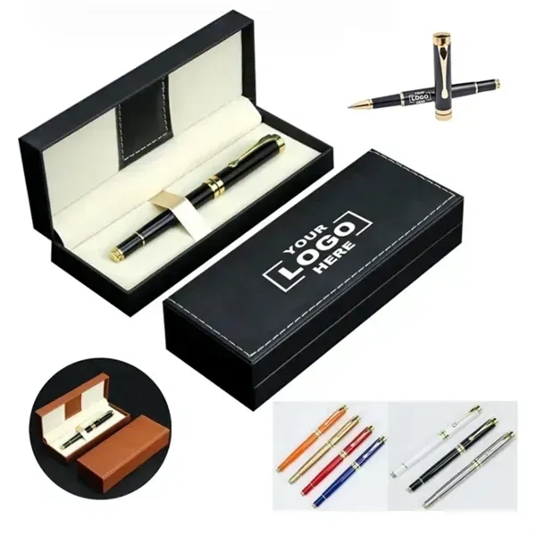 Executive Metallic Pen And PU Pencil Set - Executive Metallic Pen And PU Pencil Set - Image 0 of 3