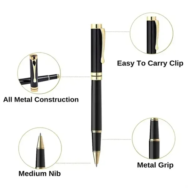 Executive Metallic Pen And PU Pencil Set - Executive Metallic Pen And PU Pencil Set - Image 1 of 3