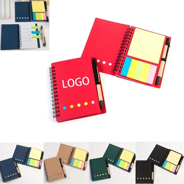 Mini Journal with Pen, Flags & Sticky Notes - Mini Journal with Pen, Flags & Sticky Notes - Image 0 of 0